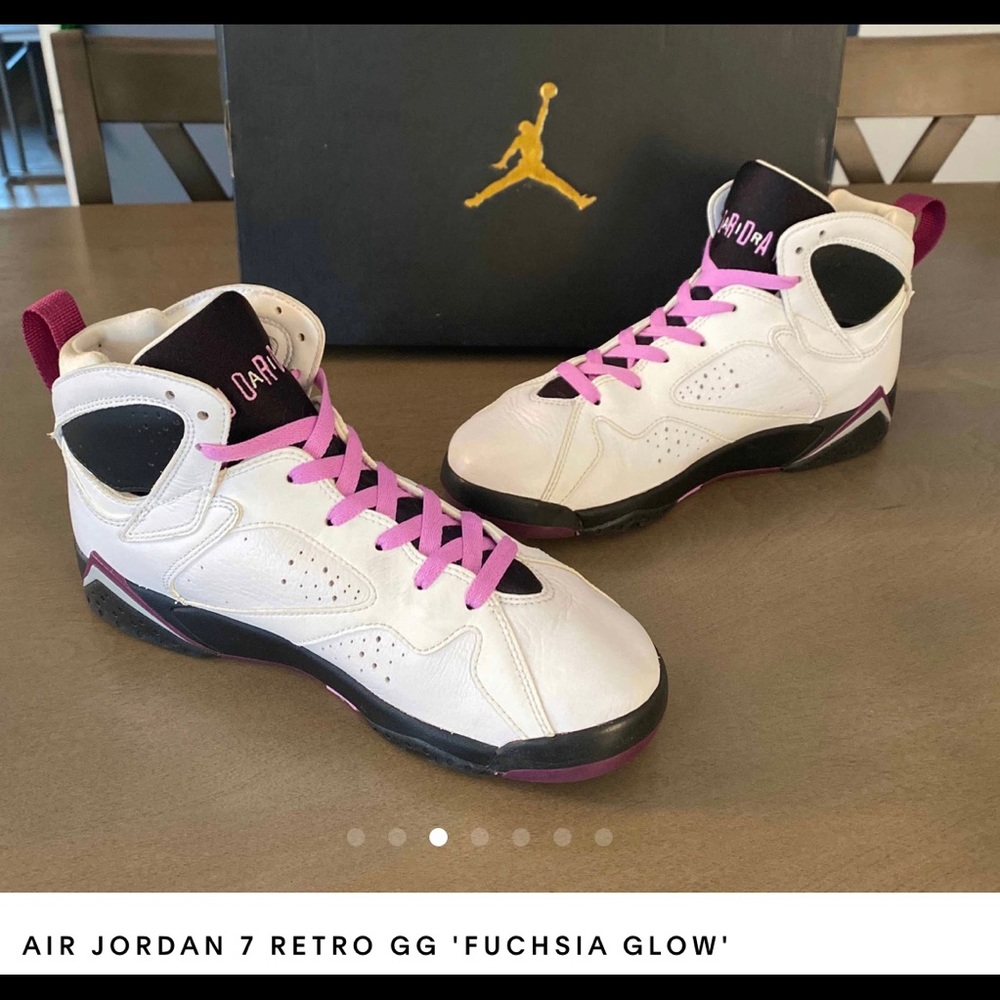 Air Jordan 7 Retro GG 'Fuchsia Glow' - Picture 3 of 7